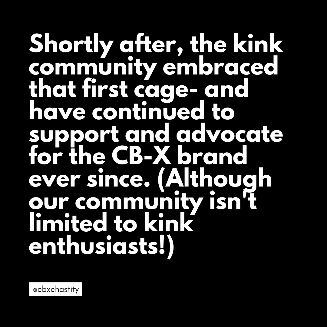 cbxchastity's tweet photo. Did you know that our first #chastitycage was created out of personal interest by a husband-wife team in 1995? They considered themselves "vanilla" + made the CB-2000 cage to enhance their relationship. Now, CB-X is a community! How long have you known about us? #cb6000 #chastity https://t.co/fRW809H7RO