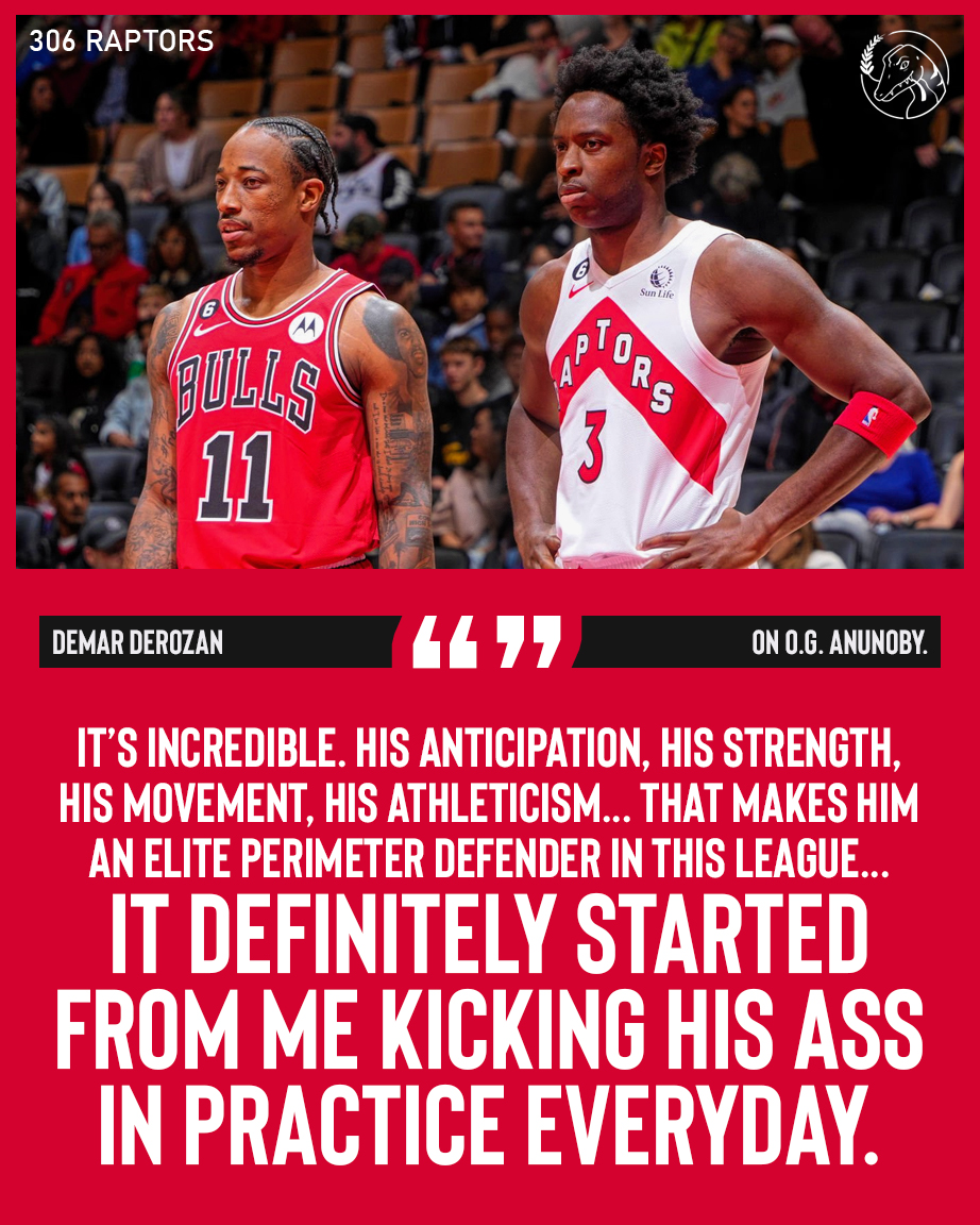 306Raptors's tweet photo. DeMar wants some credit for O.G.'s success. 😂 https://t.co/ubzymheZNd