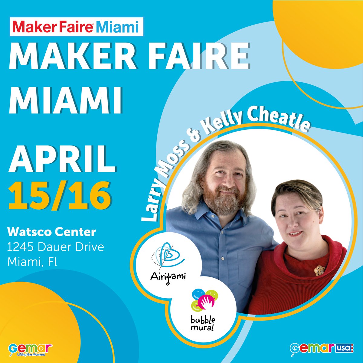 airigami's tweet photo. We're looking forward to seeing everyone at @makerfairemiami in a few days. @makerfaire https://t.co/jTFS2WgZZv