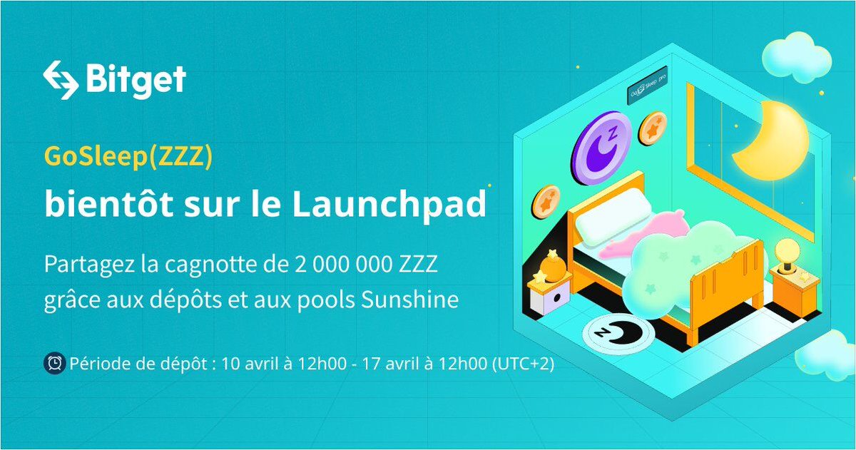 SylvainCrypt0's tweet photo. 💥#Giveaway #objectiflune $100💥
✅Follow @AigSylvain
✅RT+❤️
✅ @ 2 amis
✅ Inscris-toi sur #Bitget avec le lien ci dessous
https://t.co/MQg8udDyGN
✅ Dépose 300$ minimum pour participer au Launchpad @gosleep01 (tu peux retirer quand tu veux)
⏳ TAS 17 avril fin de journée https://t.co/6SxW2Unfj6