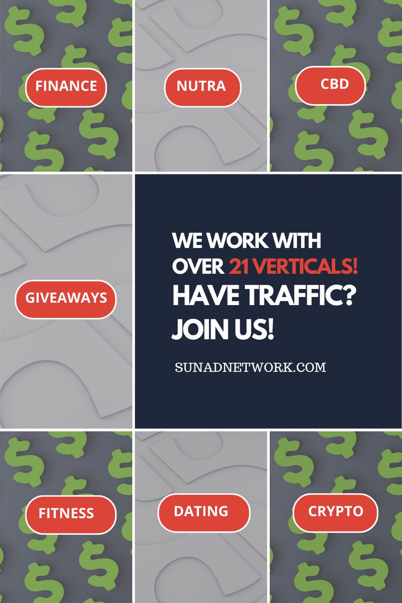 sunadnetwork1's tweet image. 🚀 Maximize Your Earnings with SunAdNetwork CPA Network! 🚀

Join now and unlock your true potential! 💼💸
sunadnetwork.com 

----
#SunAdNetwork #CPANetwork #AffiliateMarketing #MaximizeEarnings #OnlineIncome #NicheMarketing #Finance #Nutra #CBD #Giveaway #Dating #Crypto
