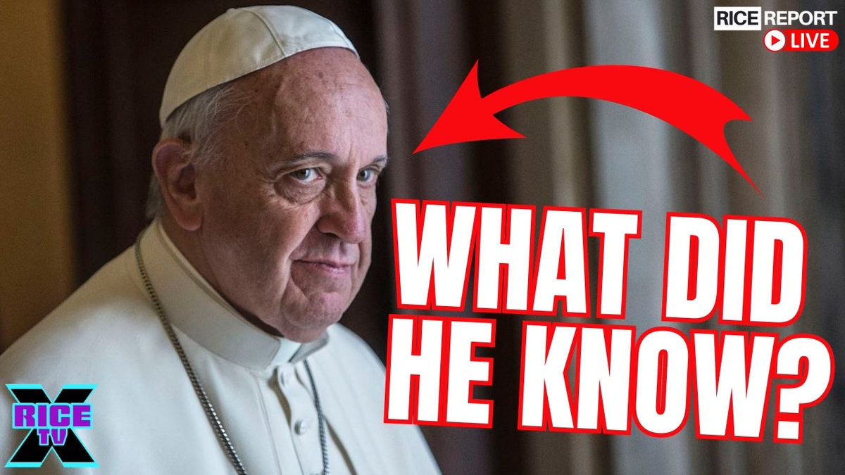 RiceTVx's tweet image. 🚨What Did The POPE Know About The Banking Collapse🚨
I'm going LIVE today, 4/12, @ 4pm ET/1pm PT with the newest #RiceReport! I'll be talking about #PopeFrancis's #Rescript ordering all financial assets to be moved to the #VaticanBank!
⬇️⬇️⬇️
youtube.com/live/syZYQVDbb…