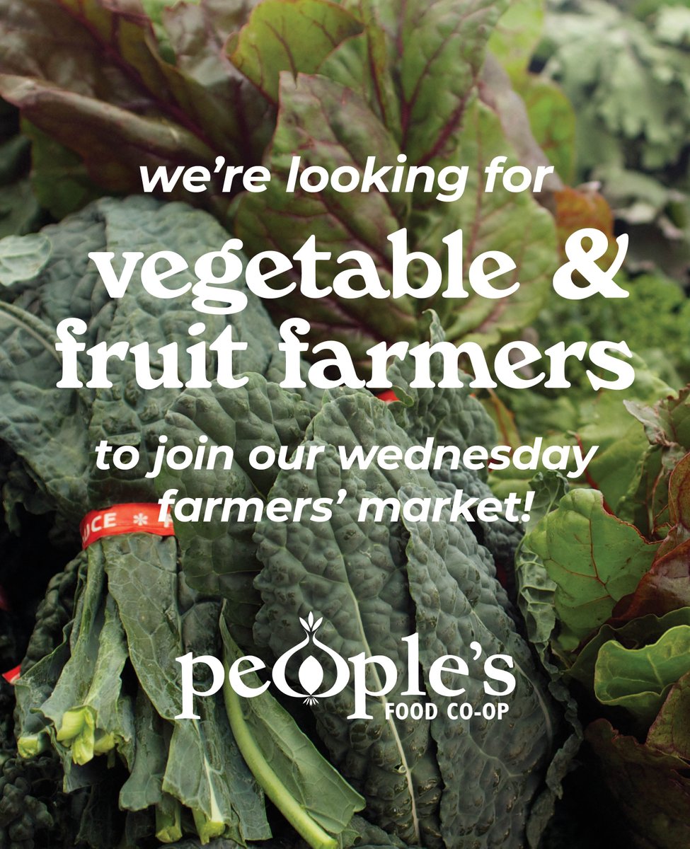 🍉🍓🫐 We're looking for fruit &amp; vegetable farmers to join our Wednesday Farmers' Market! 🥬🥦🌶️ Spread the word! Apply here: ow.ly/COUC50NGyTl