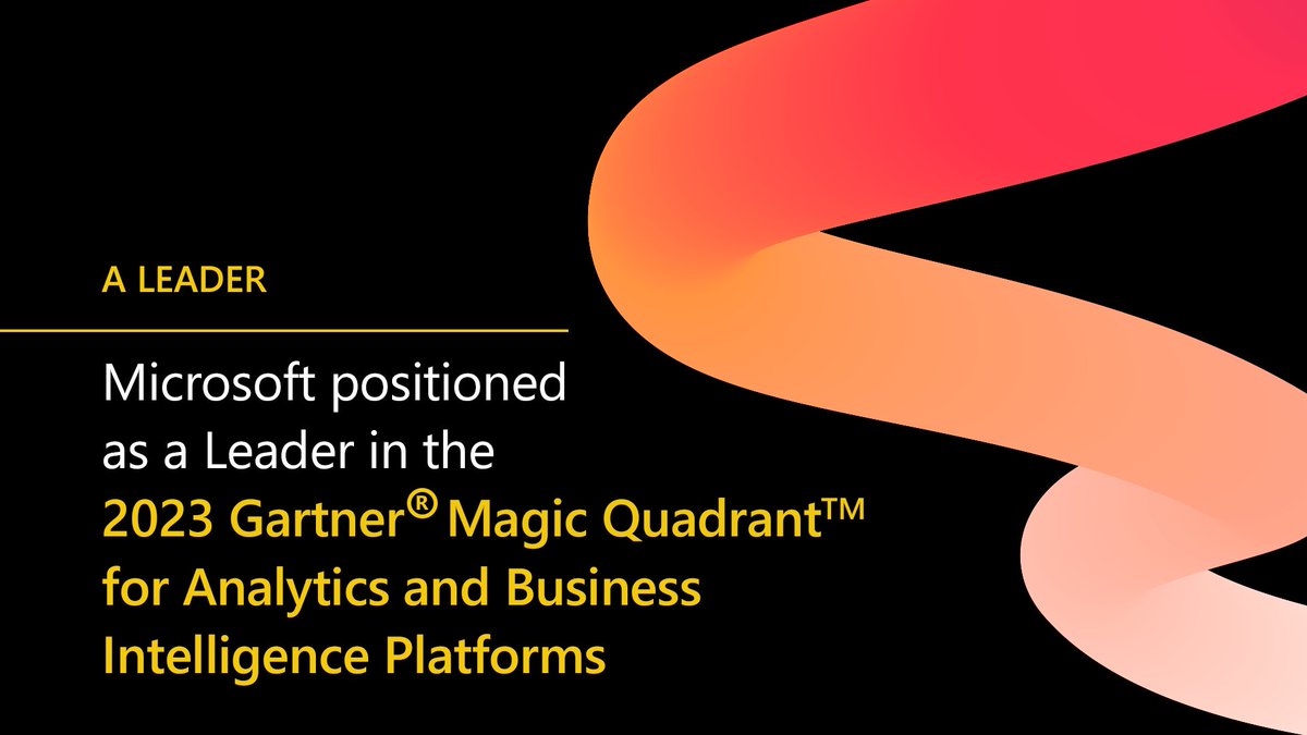 Microsoft Power BI tweet media