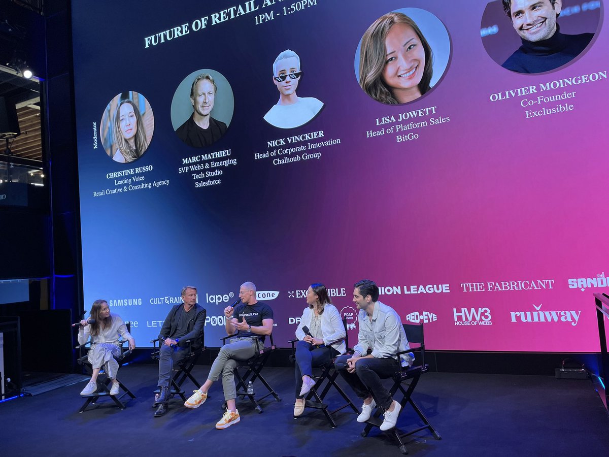 Thanks for the great panel discussion! NFT NYC ❤️‍🔥