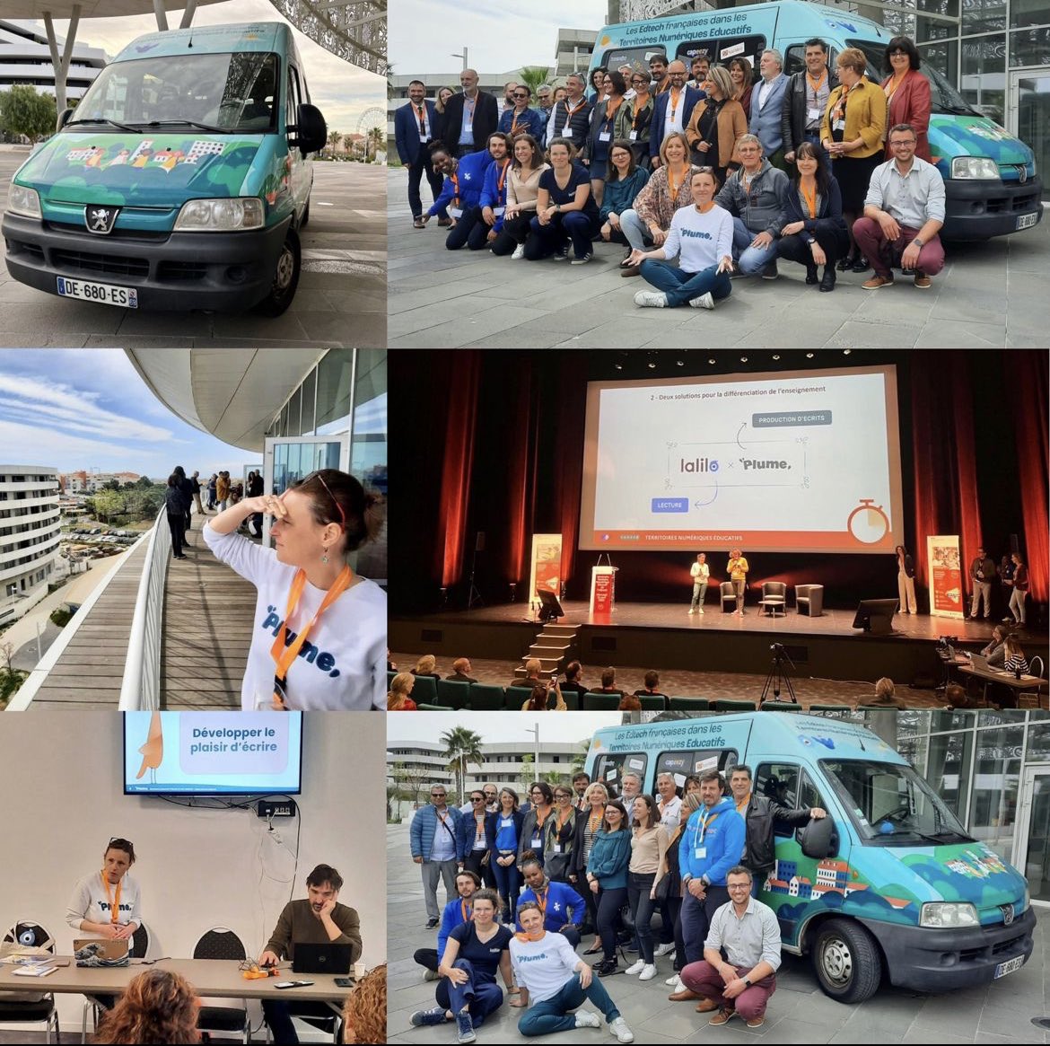 ElodieCamo's tweet photo. #TNE34 #capnum : @DANEMontpellier avec le célèbre camion de  @plume_app et les edtech https://t.co/zyfXWmwsMj