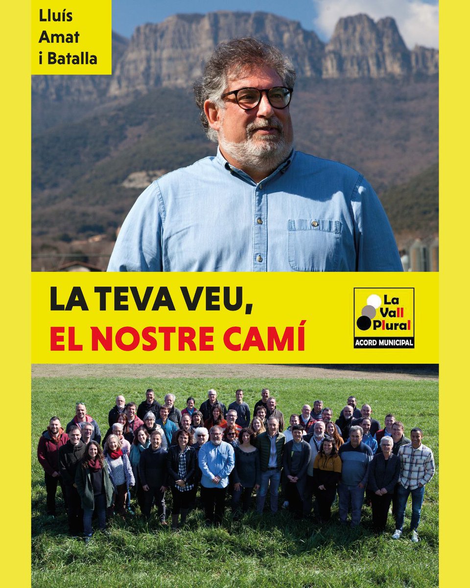 LaVallPlural's tweet photo. Continuarem treballant pels veïns i veïnes de la Vall, amb la il·lusió i el compromís de sempre.
#LaVallPlural #Garrotxa #ValldenBas #Olot #Compromís #santprivatdenbas #santestevedenbas #falgars #joanetes #elmallol #lapinya #puigpardines #cantrona #hostaletsdenbas https://t.co/OwJoCrrd8T