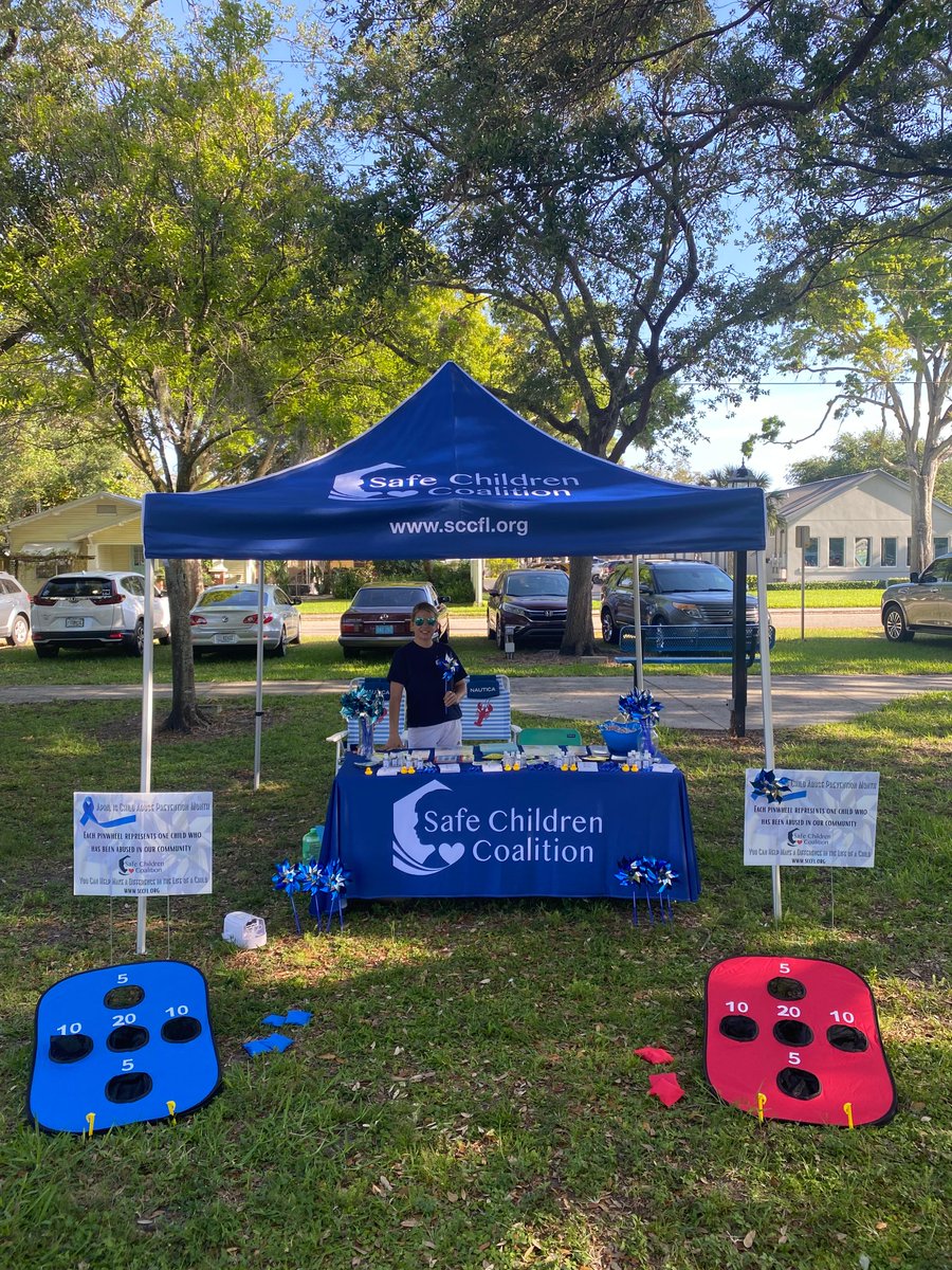 The prevention team took safety on the road last week to the DeSoto Historical Society's Children's Parade and Party in the Park. Thank you for spreading the word about child abuse prevention team! #pinwheelsforprevention #CAPM2023