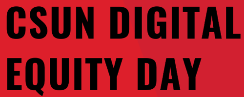 CSUNAcadTech's tweet image. Join us for the second CSUN Digital Equity Day on Friday, April 28th! This event features Guadalupe Cardona, 2022 - 2023 Doctoral Student AT Equity Fellow, giving the keynote presentation titled Packback: Does AI have your back? Details: csun.edu/it/csun-digita…