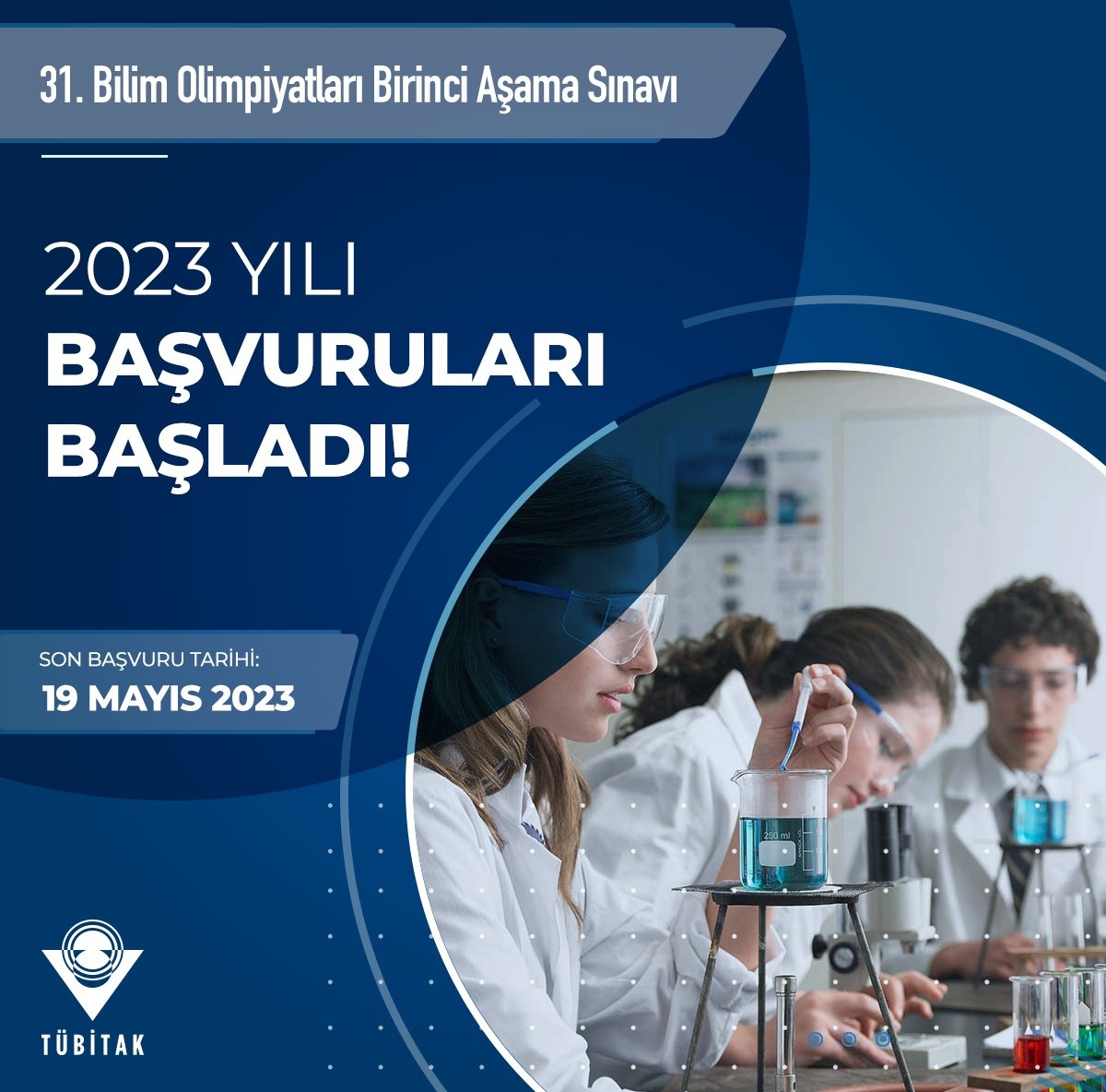 Gençler hayallerine Bilim Olimpiyatları Programı ile daha yakın!

▪️Astronomi ve Astrofizik
▪️Bilgisayar
▪️Biyoloji
▪️Fizik
▪️Kimya
▪️Matematik
▪️Ortaokul Bilgisayar
▪️Ortaokul Matematik

🗓️ 19 Mayıs 2023

Detaylar: 👇
tubitak.gov.tr/tr/duyuru/31-b…