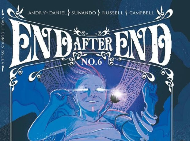 ChrisBeveridge's tweet photo. End After End #6 Review - https://t.co/TZzREOI91M #DavidAndry #EndAfterEnd #SunandoC #TimDaniel #VaultComics @thevaultcomics https://t.co/mCoW5te4A9