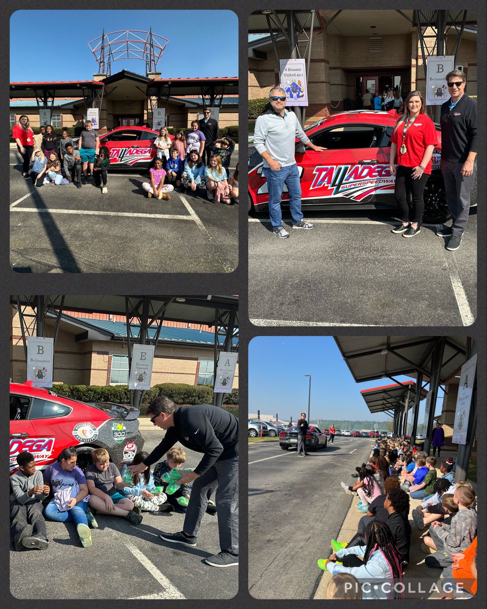 Karin Woodruff (@woodruff_les) on Twitter photo 🏎️🏁LES 3rd Graders
are ending the school year with an exciting project! Today, they kicked it off with an entry event featuring the president of Talladega Superspeedway and the official pace car. Even Dax got in on the action! 🐾🏁🏎️ <a href="/TCBOE_LES/">Lincoln Elementary</a> <a href="/TCBOE/">Talladega Co Schools</a> #LeadingtheWay 🏎️🏁LES 3rd Graders
are ending the school year with an exciting project! Today, they kicked it off with an entry event featuring the president of Talladega Superspeedway and the official pace car. Even Dax got in on the action! 🐾🏁🏎️ <a href="/TCBOE_LES/">Lincoln Elementary</a> <a href="/TCBOE/">Talladega Co Schools</a> #LeadingtheWay