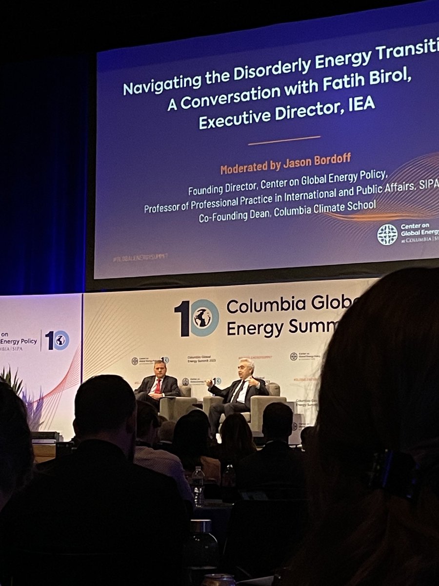 “Nuclear is making a strong comeback,” ⁦⁦<a href="/fbirol/">Fatih Birol</a>⁩ from ⁦<a href="/IEA/">International Energy Agency</a>⁩ says at the #GlobalEnergySummit 

#nuclearpower #uranium #energy