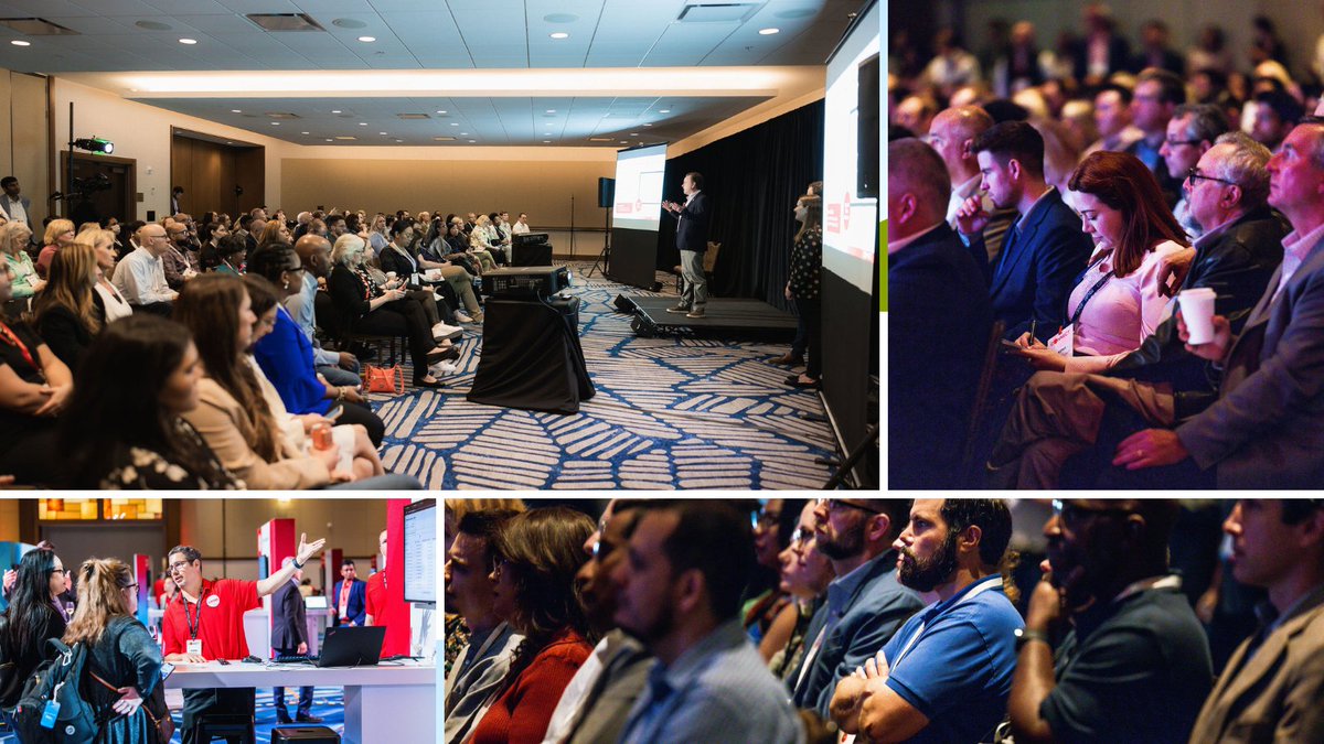 Conga_corp's tweet photo. From the mainstage to the breakout sessions, the #CongaConnect house is packed! Let’s keep the idea-sharing, learning and #Conganeer energy going through the day! See why Conga Revenue Lifecycle Cloud has everyone on the edge of their seats. https://t.co/0JEe4pVa0Q https://t.co/ijWLm0t6fs