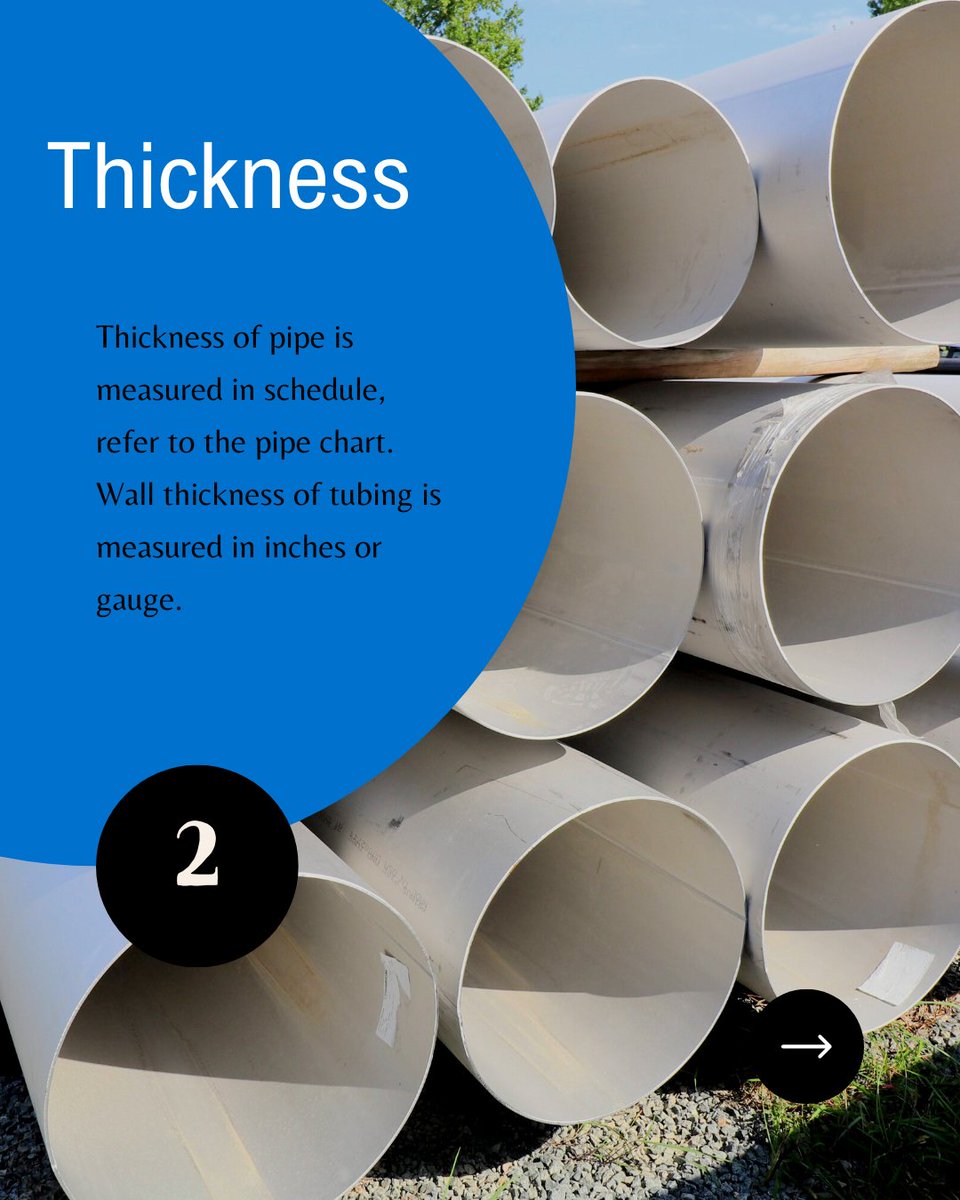 CLT_Windustrial's tweet photo. What's the difference between tube &amp; pipe? ➡️

#charlottewindustrial #charlottenc #stainless #stainlesssteel #stainlesspipe #tube https://t.co/LMVaZuiN9M