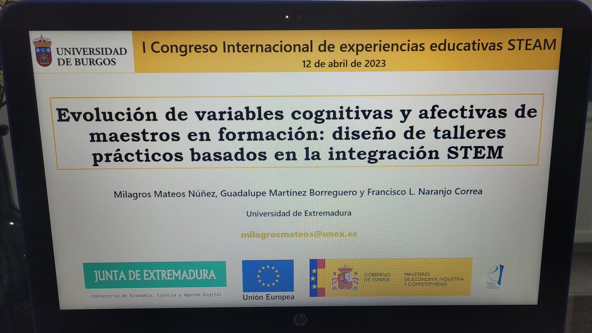 MMateos92's tweet photo. Participación de @DeprofeGroup en el #ICSTEAM2023 con una comunicación oral que trata sobre la necesidad de mostrar a los futuros maestros los beneficios asociados a la #EducaciónSTEM durante su formación inicial. @laestacioncyt
Publicado en: https://t.co/UX6p2qsLEw https://t.co/Xfbl0qp1Ng