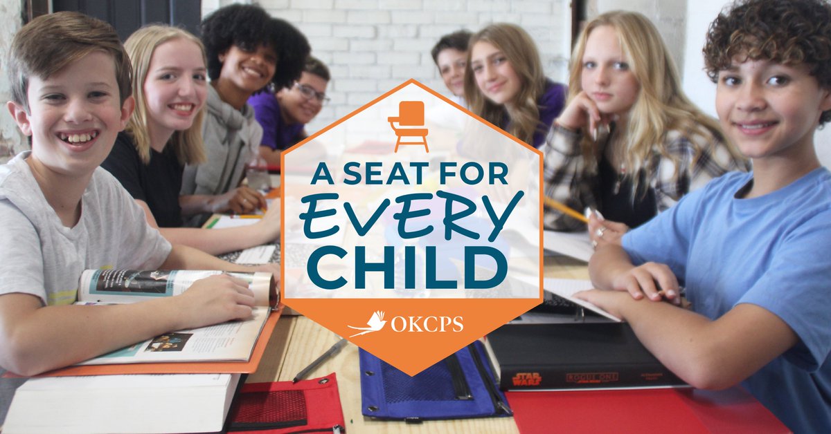 Families can enroll for next school year online, but on April 15 families who would like to enroll in person can do so at their student's school site!

From 1 PM to 4 PM, families can visit any #OKCPS school site to enroll!

Learn more: sites.google.com/okcps.org/enro…