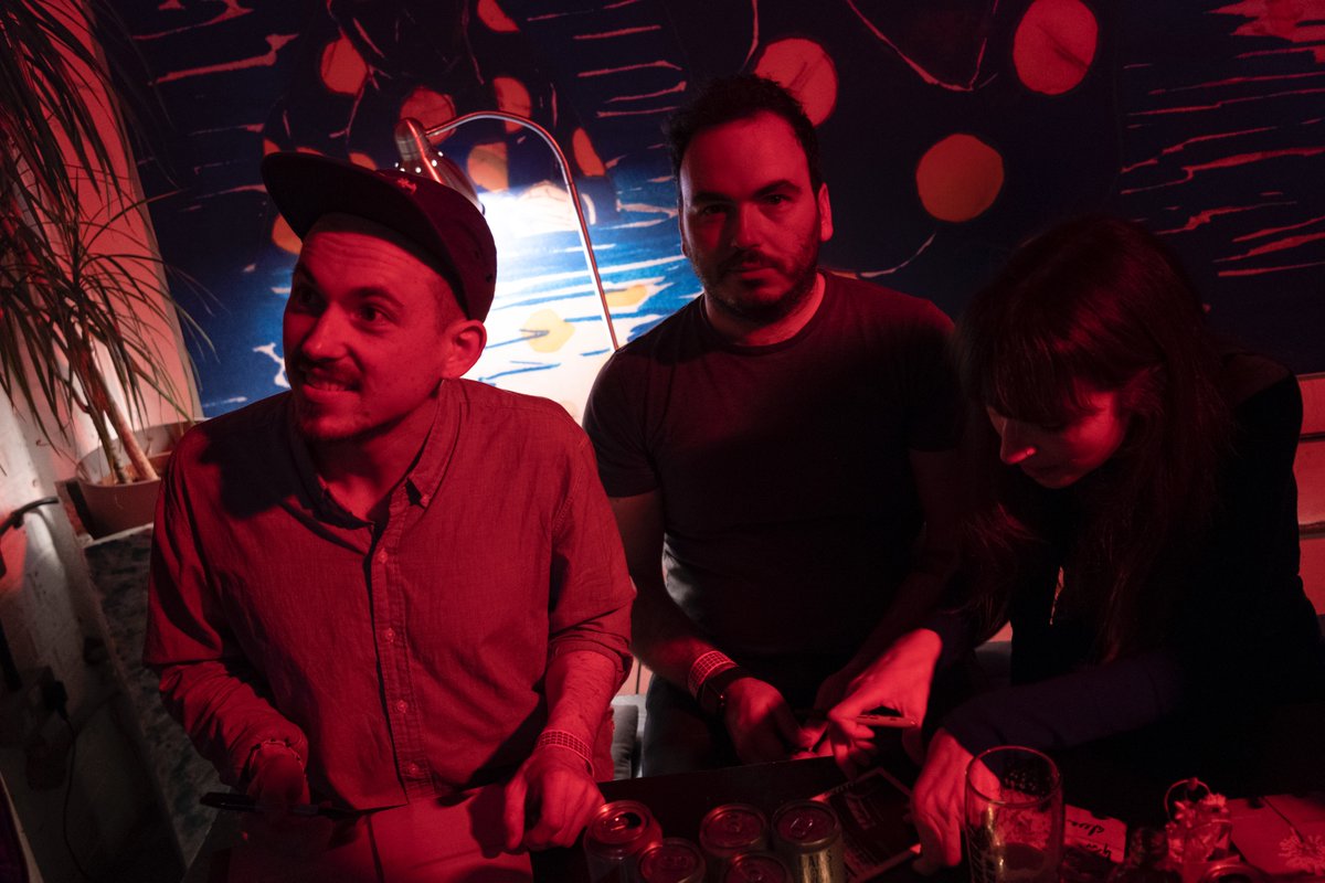 ohdaughter's tweet photo. ... thanks also to Will  for the string arrangements, to Seb  for sound and Dave  for tech-ing. Thank you so much for having us @RoughTrade, we very much appreciate you making Stereo Mind Game album of the month ♥️ Love! Elena, Igor and Remi xxx (photos by Marika) https://t.co/JUT5YK33D6