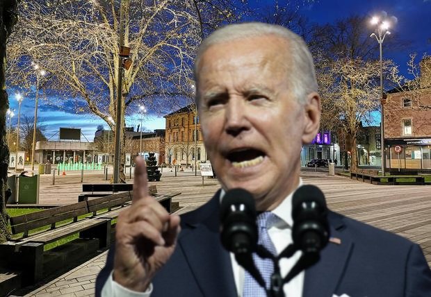 BREAKING: "Fuck Drogheda" states President Biden, which is met with thunderous applause by the Dundalk locals