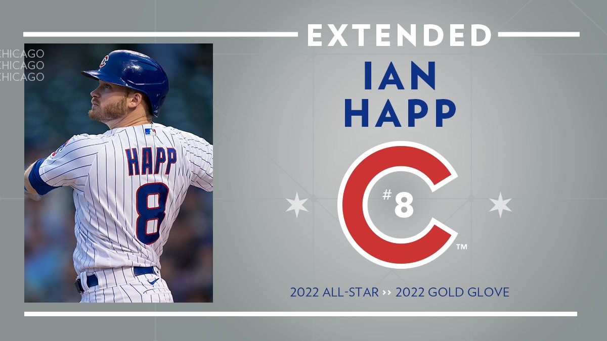 It's HAPPening!

The #Cubs today agreed to terms with OF <a href="/ihapp_1/">Ian Happ</a> on a three-year contract extension covering the 2024-26 seasons.