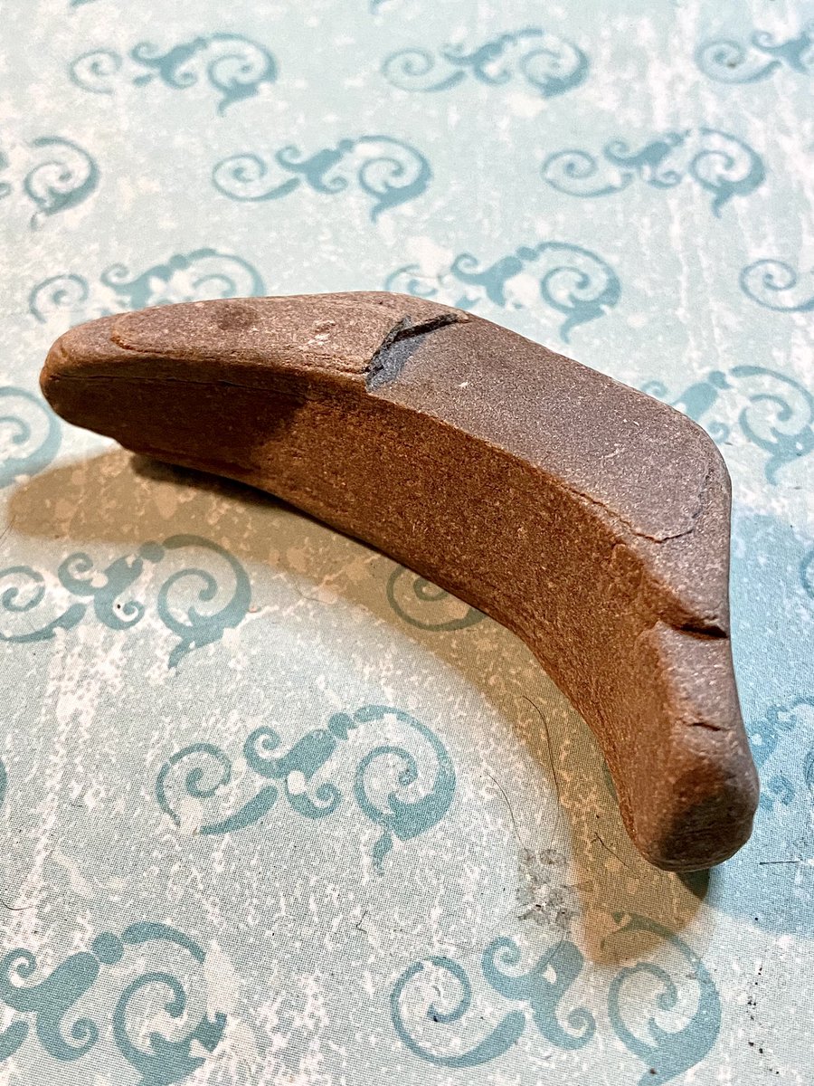 I need help identifying what this is. I have ideas but I need #Archaeology #help. It seemed unusual. I’ve wondered ever since… 
Found on #PointReyes Nat’l Seashore, #CA Jan 2020 (see pic) 

@NPSArcheology @smithsonian @GeologyTime @travelinggeolog @stevestrehl