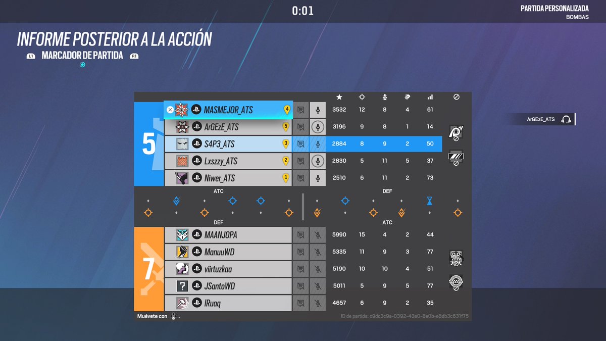 ⚫️ 7º Edición ¨Jornada 10¨ 🟡
🏆 SWT League
⚔️ @WarD0gsG 

✅ 5-7 en Frontera✅

🥇MVP de ANTARES:
🔥MASMEJOR_ATS🔥