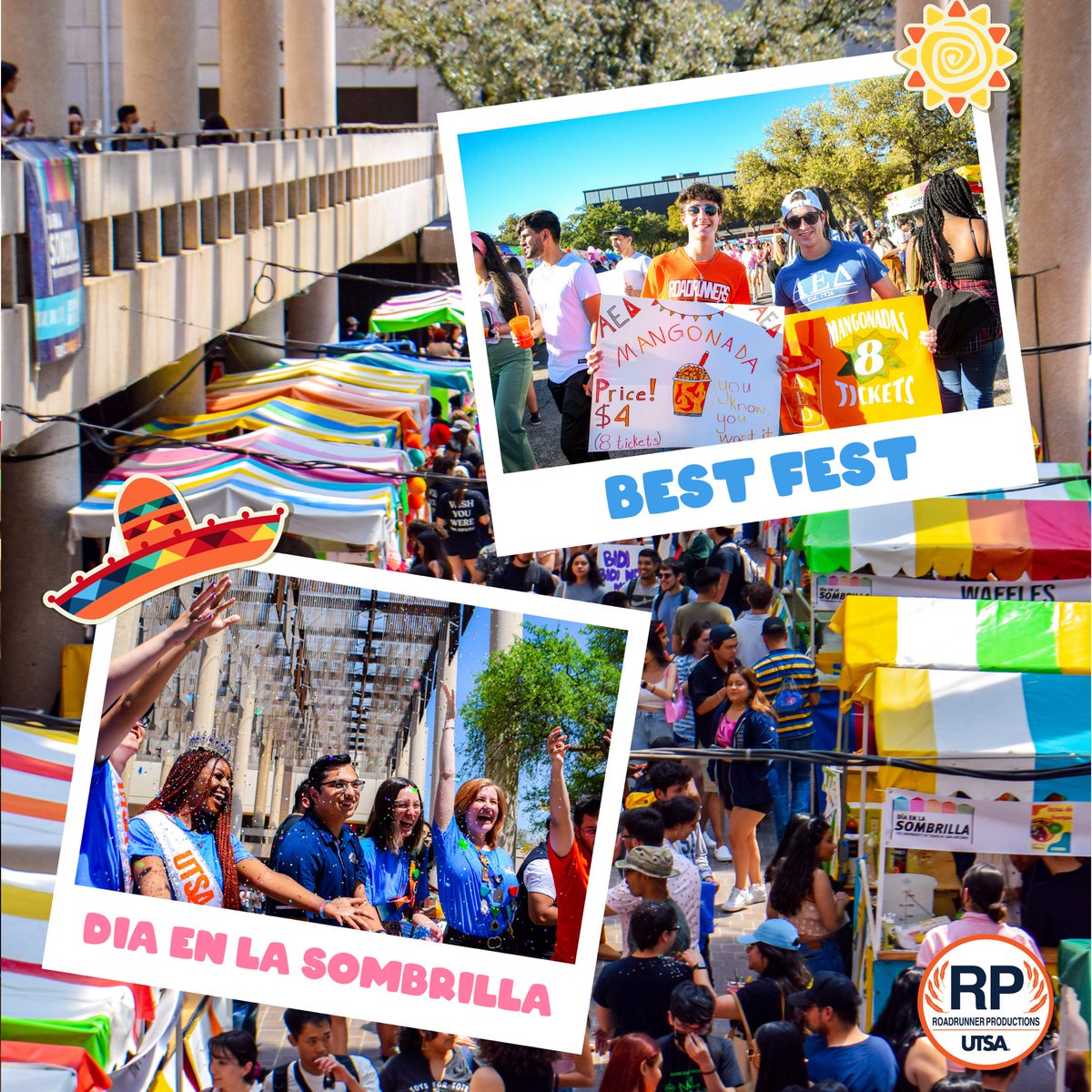 UTSAGetInvolved's tweet image. Hey runners, UTSA Day is this Saturday, April 15th!!! Check out some of our student sponsored organizations! 🤩🎉