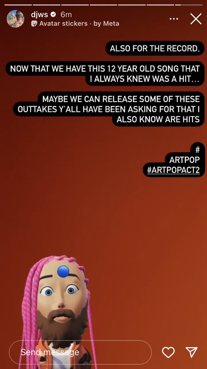 CraysARTPOP's tweet image. OMGF #POPEMERGENCY #ARTPOPACTIIisComing JSJSHSJSJWJSJSBSJAB