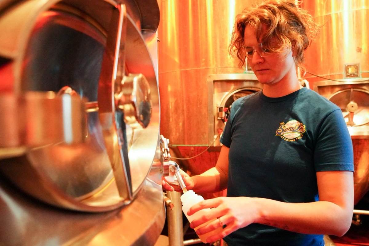 Abby Lundien was the first female to graduate from <a href="/MSUDenverHosp/">MSU Denver Hospitality</a>'s brewing operations program. Now she's the first female to work at the Sandlot Brewery inside Coors Field.

She developed the recipe for the <a href="/Rockies/">Colorado Rockies</a> 30th anniversary beer.

msudenver.me/sandlot

#RunWithUs