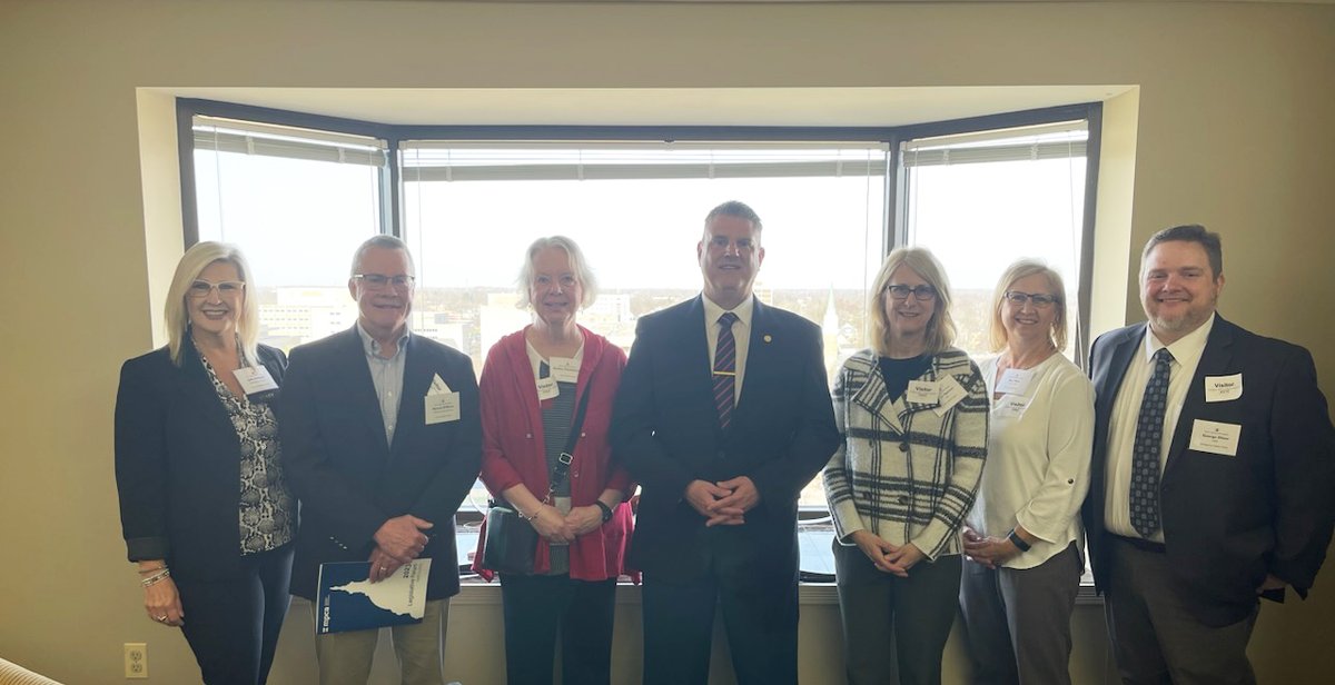 Shown L-R: Julie Helsinki (MPCA), Bernie O'Brien (Alcona Health Center), Shelley Chamberlain (Alcona), Rep. Mike Hoadley, Nancy Spencer (Alcona), Susan Hoes (Alcona) & George Olson (Sterling Area Health Center) met to discuss #healthcare at the MPCA Legislative Forum. https://t.co/AgLbOIBSev