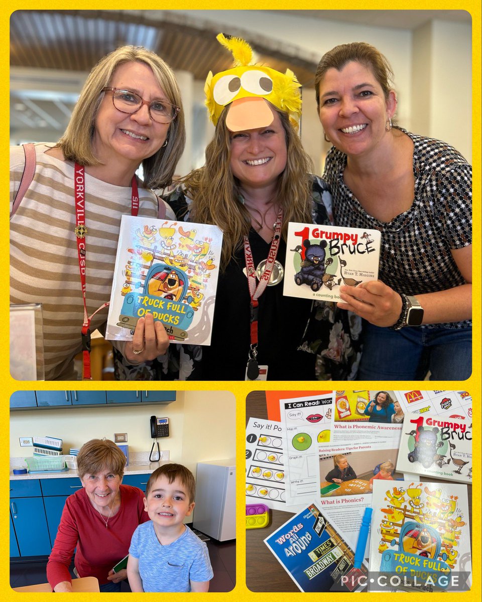 Another great collaboration with the Yorkville Public Library today. These future @Yorkville115 students are ready readers and mathematicians! Loads of learning and 🐤 📚 for preschoolers and their parents and grandparents. @YorkvilleReads @Mrs_McHugh