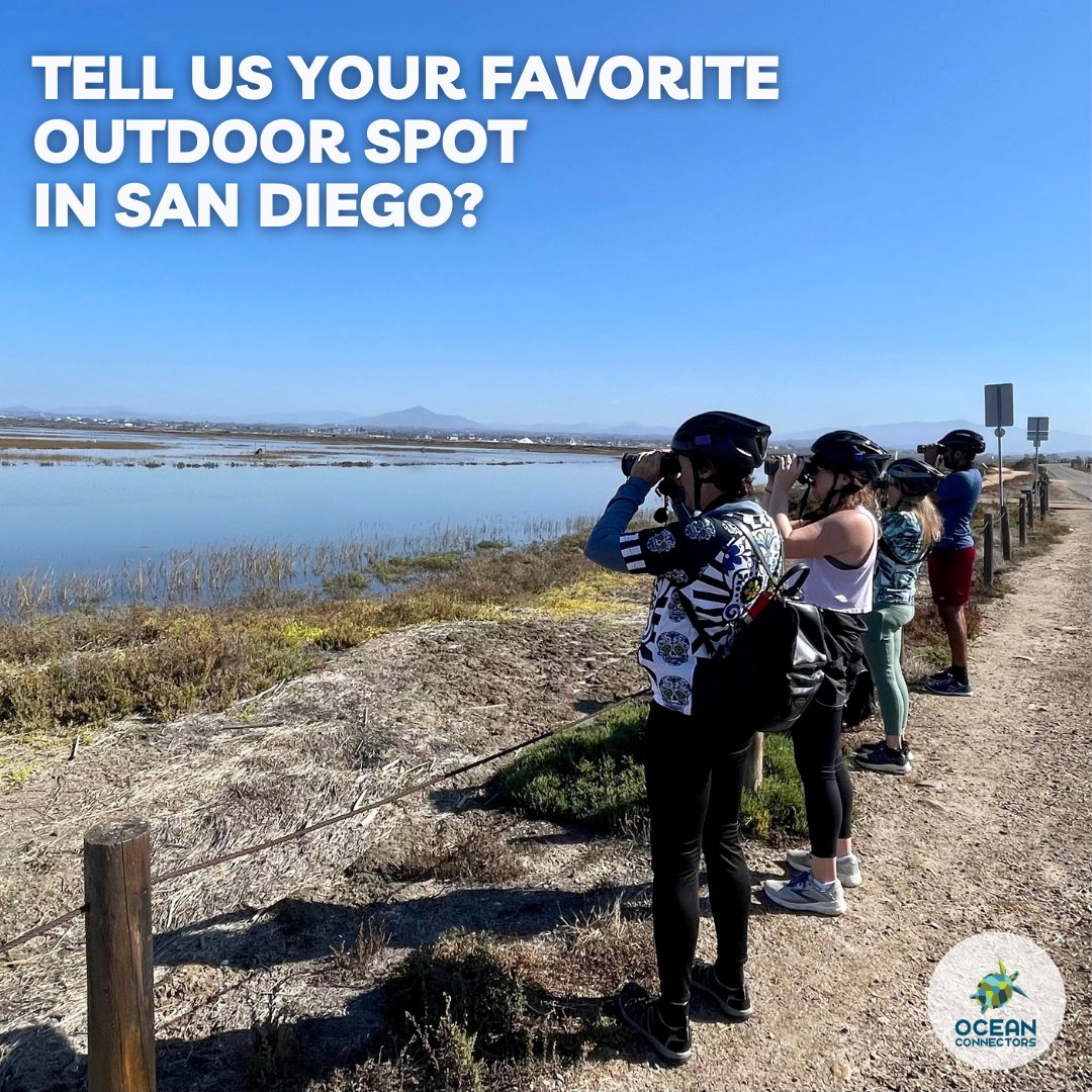 OceanConnectors's tweet image. In honor of Earth Month, we want to know your favorite outdoor space in San Diego. With so many beautiful areas, we feel it is important to enjoy and conserve these wild spaces together as a community. Comment below! 

#BeAnOceanConnector #OceanConservation #EcoTours