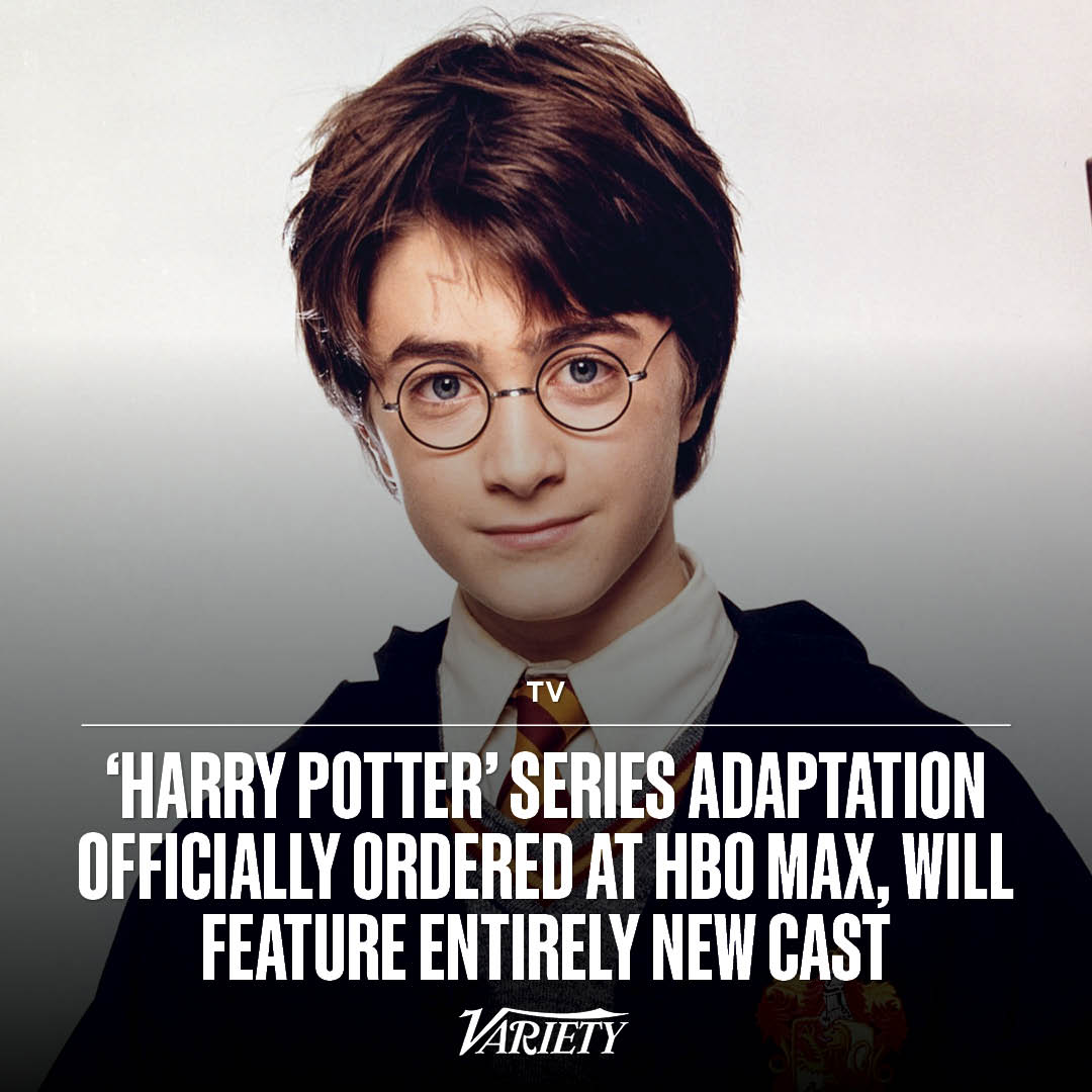 Variety on X: A “Harry Potter” TV series is officially moving forward at HBO  Max. J.K. Rowling will serve as an executive producer.    / X