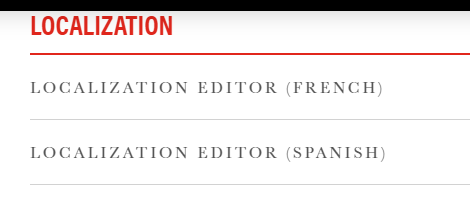 vortus43's tweet photo. ¡Ojo! @ArenaNet está contratando un "Localization Editor", echadle un vistazo que quien sabe si os sirve o si no al menos dadle difusión a ver si contratan a alguien que desde que se fue Sorgina, ha caído mucho la calidad de las traducciones.

#GuildWars2

https://t.co/l8Htic3WzH https://t.co/wpZSBFrfB2