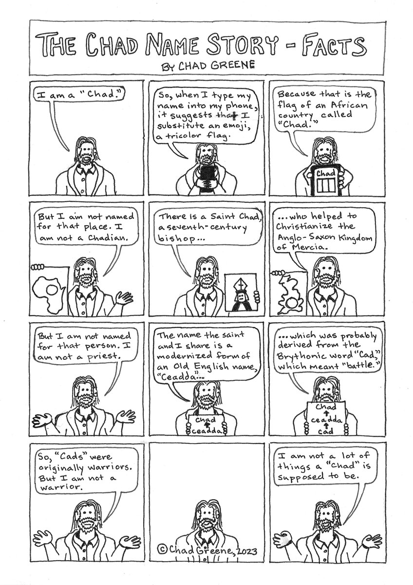 TheShortCourse's tweet image. New #comics come out on Wednesdays, so -- for a few weeks, at least -- I plan to post a new one of my own then. This is inspired by &quot;The Harvey Pekar Name Story,&quot; written by Harvey Pekar and drawn by Robert Crumb. It&apos;s meant to be an example for my #creativenonfiction students.