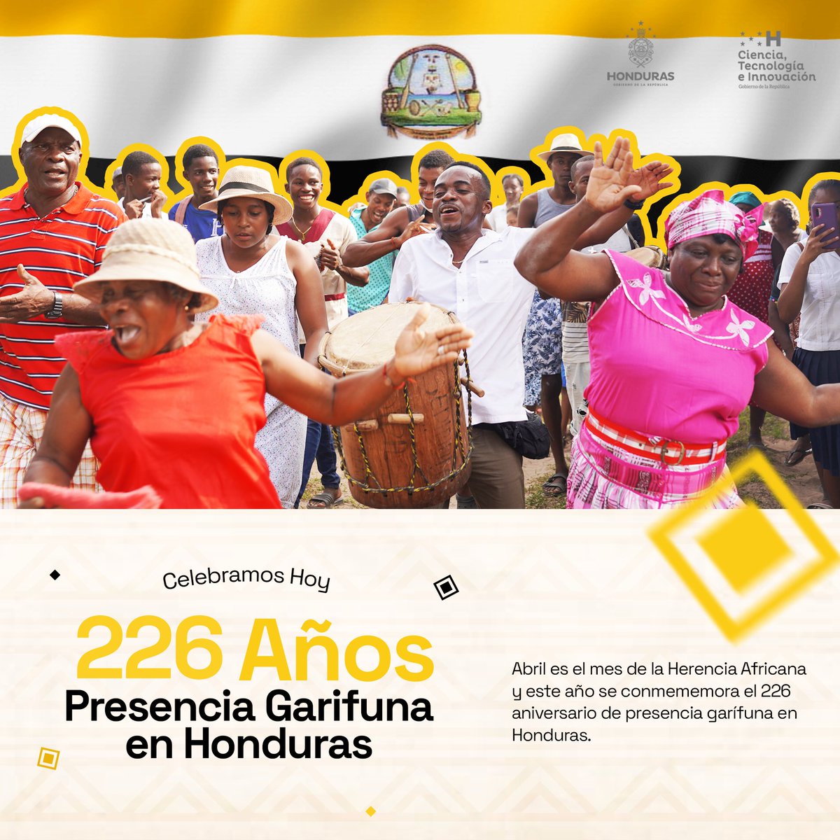 ¡226 años de la llegada de los y las Garífunas a Honduras! Una gesta  histórica  que también ha aportado a las ciencias y tecnología popular.  Su  conocimiento ancestral en medicina tradicional, técnicas agrícolas y  uso  sostenible de recursos naturales es invaluable.