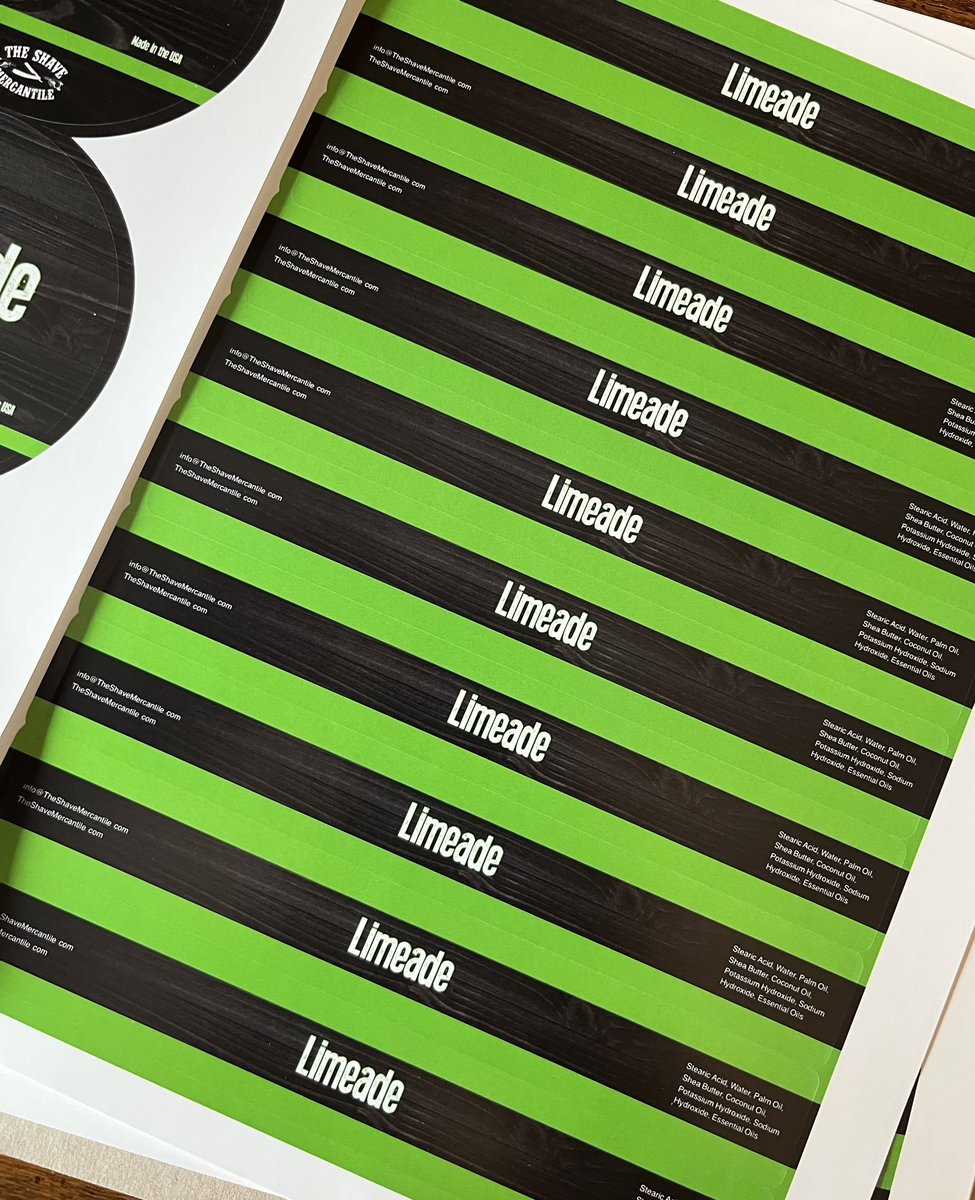 TSMercantile's tweet photo. It’s LABELING TIME!
#limeade #shavingsoap #dropsfriday #smallbiz https://t.co/X7hGuoCoOW
