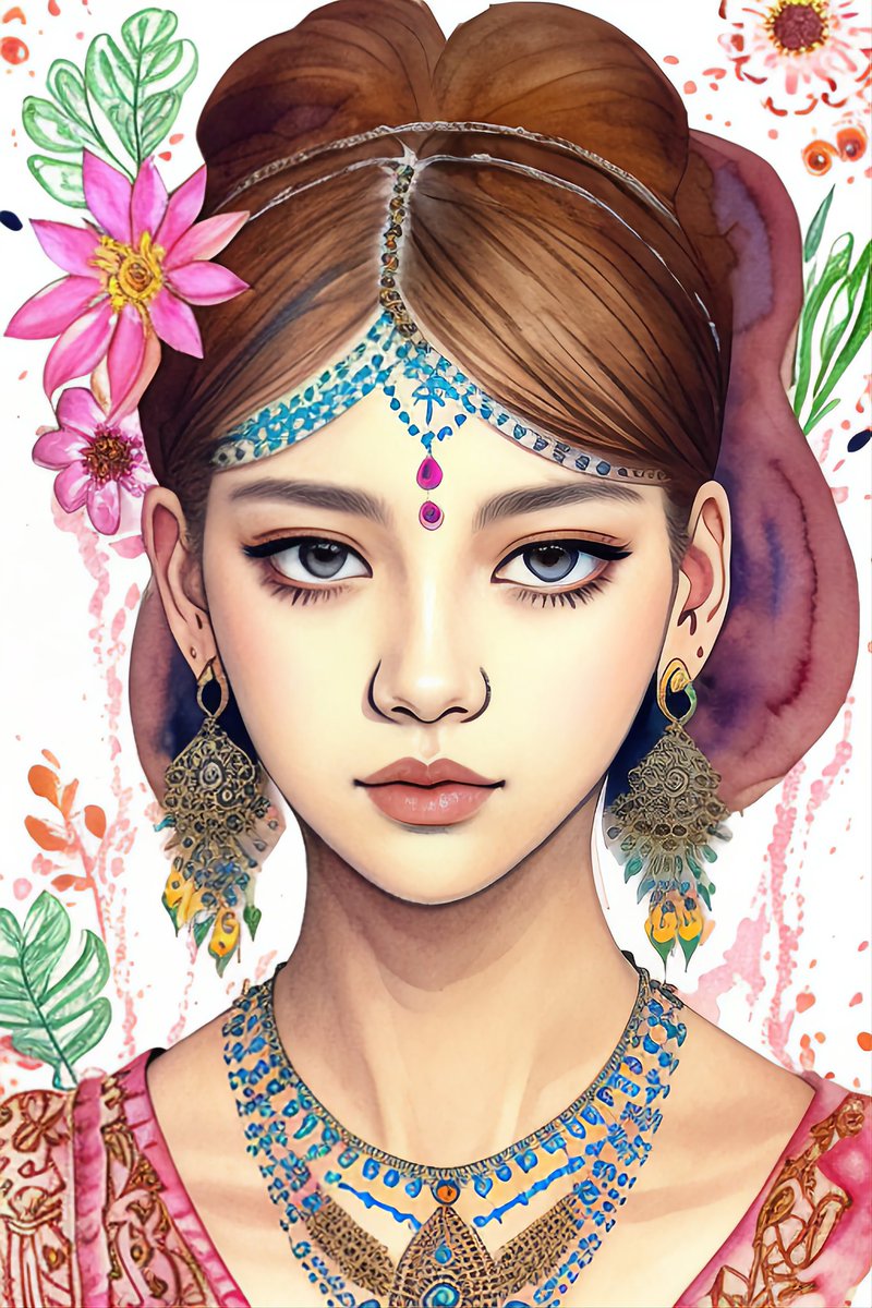 ai_divas's tweet photo. 😍water colour image of Lalisa😍

#AIart #AIArtwork #aiartist #aiartcommunity #LALISA #LalisaManoban #UnstoppableJioStudios #CSKvsRR #BloodyDaddy https://t.co/dKWldz9CMt