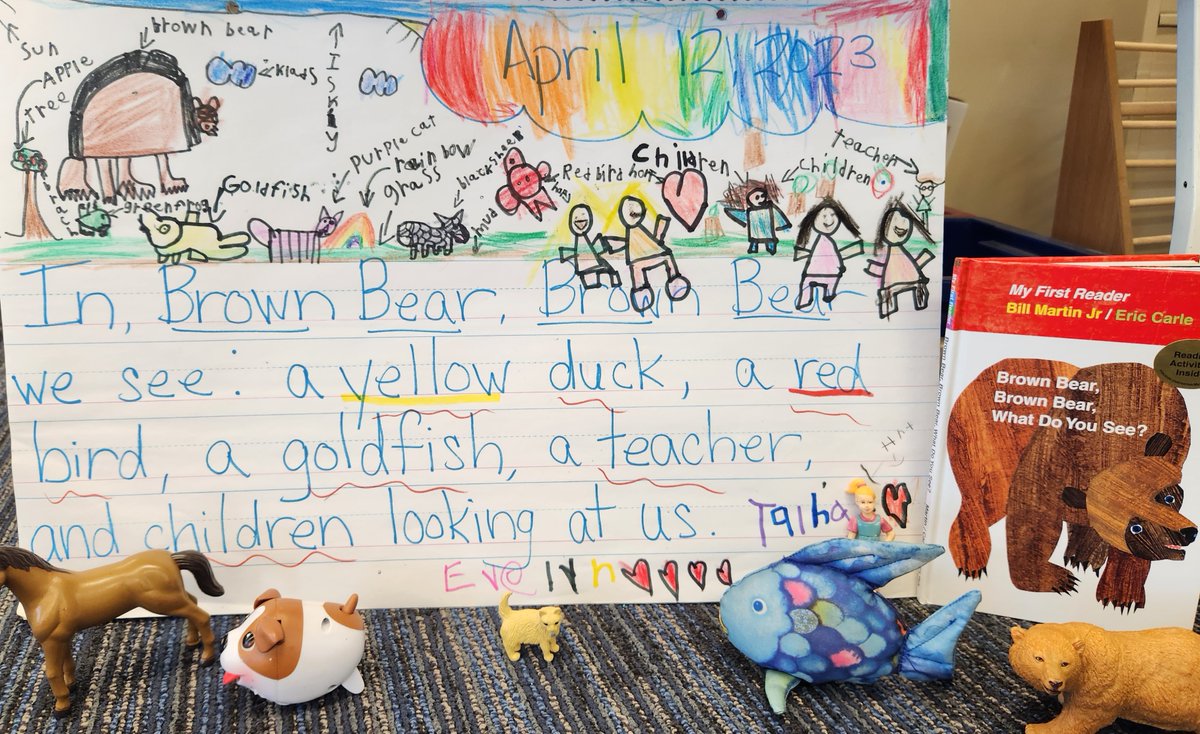 Brown Bear, Brown Bear, 
What do you see?
We see the Cool Campers looking at me!