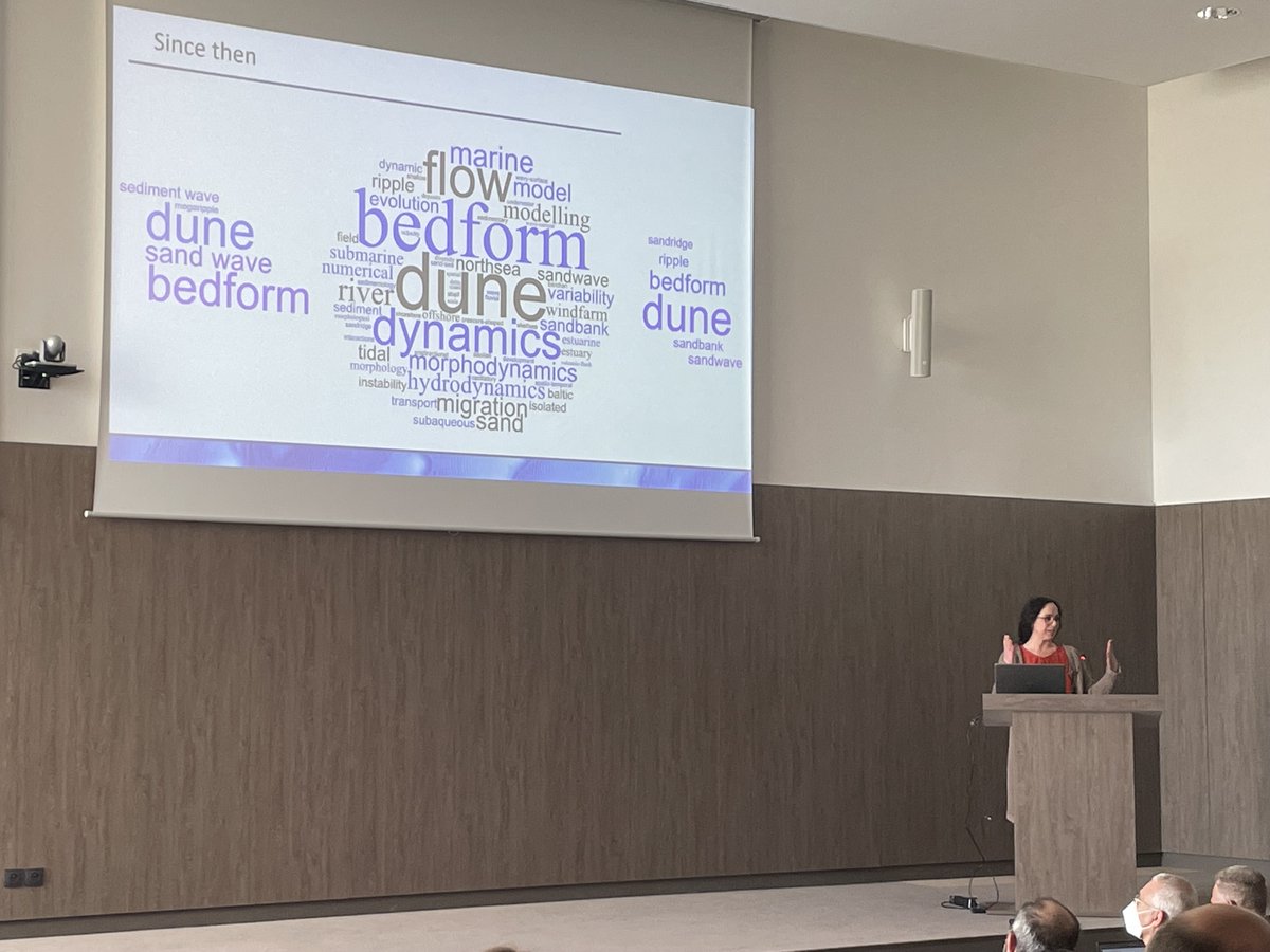 Last week, I had the pleasure to attend my favourite conference series #MARID, all about underwater (and also a bit aeolian) bedforms. 
Great scientific programme, fantastic excursion, very happy to discuss with old and new colleagues and learn many new things.