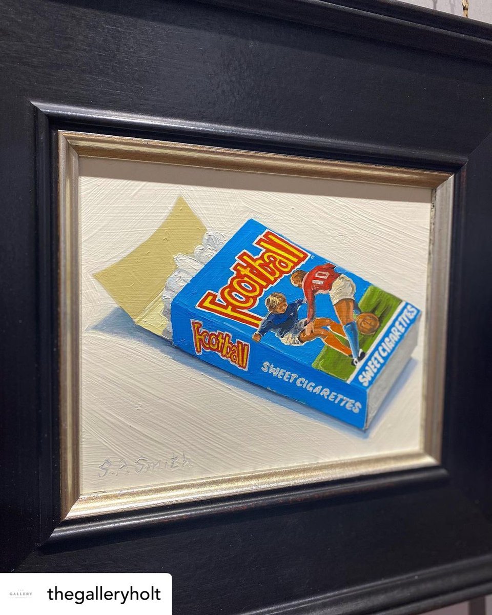 ‘England’s Glory Matches’ oil on 6”x8” has SOLD
To view my other 2 paintings in the ‘Chiaroscuro’ Exhibition at <a href="/GalleryHolt/">The Gallery, Holt</a> please visits: thegalleryholt.com/product-tag/st…