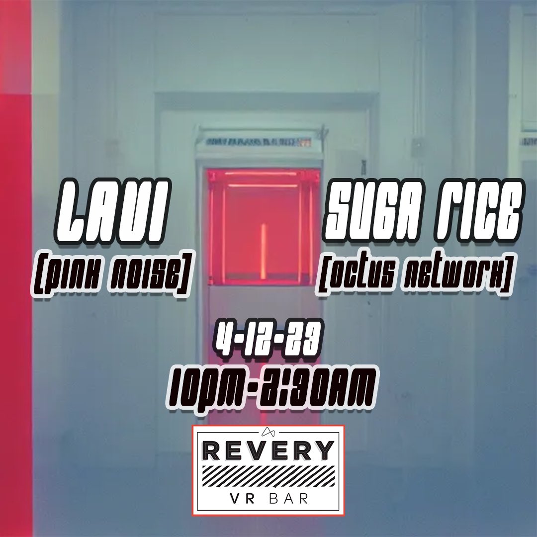 lordlavi_'s tweet photo. twice as nice tonite wit Suga Rice //
10-2:30 at @Revery_VR,
playin ATL Bass, ghettotech, and Lil Yachty type beats. ✨💕🖤💯 https://t.co/Z6yrk53YxN