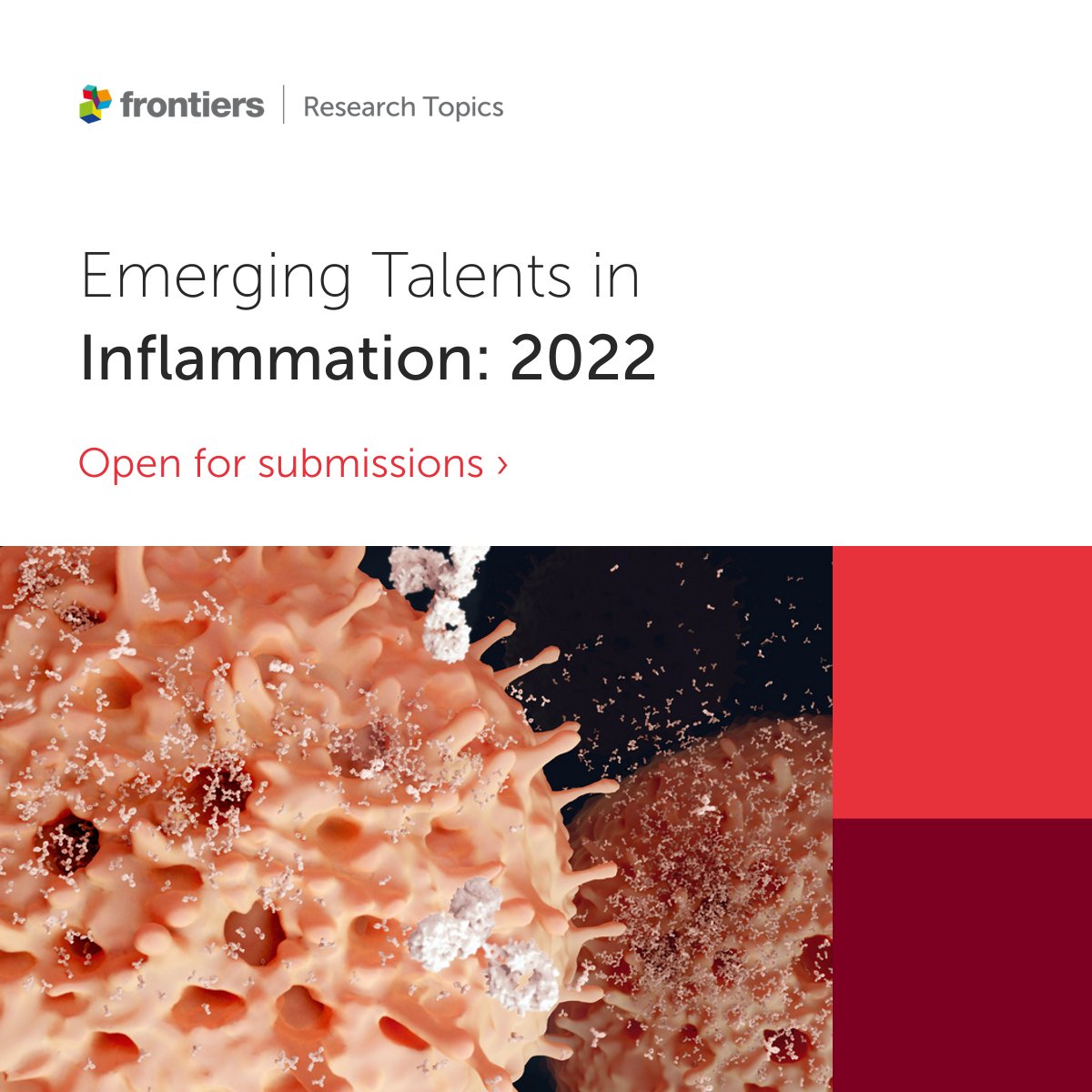 #callforpapers - new 'Emerging Talents in Inflammation: 2022’ Research Topic now open for submissions!

Visit here to participate in this #openaccess article collection.

frontiersin.org/research-topic…

What story have you planned for submission?
