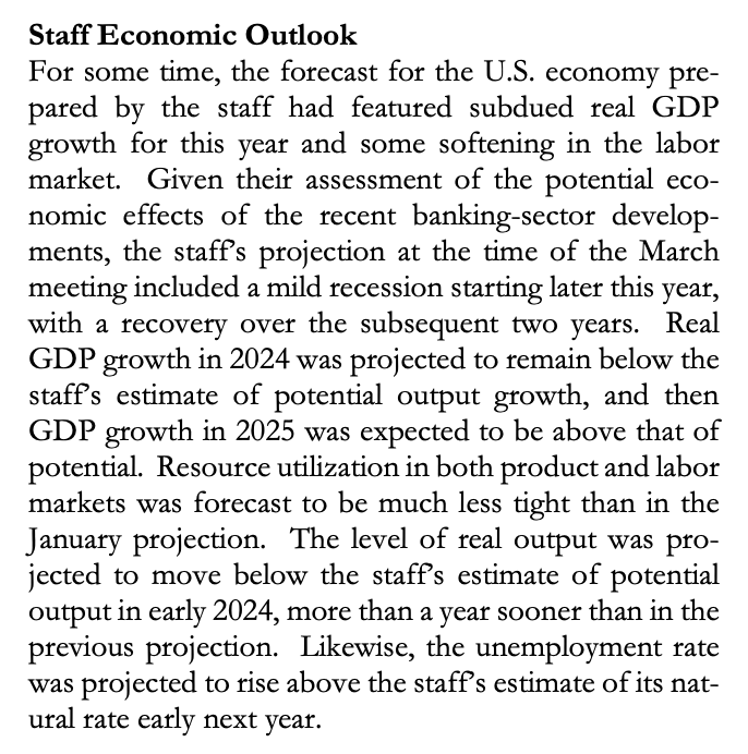 SethCL's tweet image. FOMC now projecting a #recession later in 2023

$SPX $SPY #Macro #economy