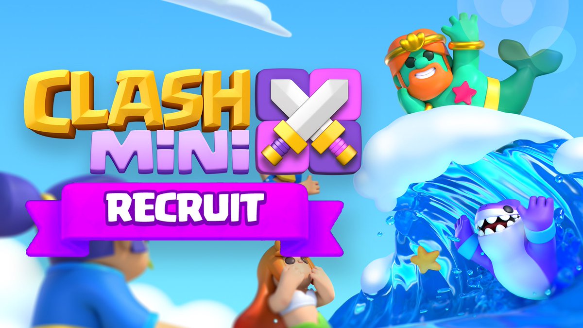 Looking for a team or a new clan? Need help to advertise your esports? 

Clash Mini recruit has you covered! 
Join the discord to get you started.

discord.gg/nmVqbtjfCb