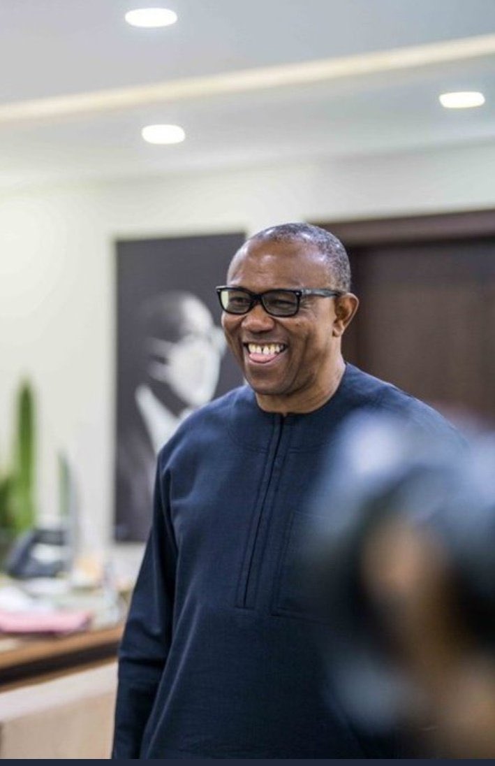 redcap_blondie's tweet photo. Why UK Immigration Officials
Detained, Harassed Peter Obi At London Airport.

While on the queue for the necessary airport protocols, the immigration officials handed Obi a detention note and told him to step aside.
Peter Obi, the presidential candidate of the Labour Party was reportedly harassed and detained by immigration officers at Heathrow Airport in the United Kingdom.
The spokesman for the party’s Campaign Council, Diran Onifade made this known on Wednesday, April 12, 2023, in a statement.
Onifade said the former governor of Anambra was detained and questioned for a duplication offence suggesting that someone must have been impersonating him in London.

The immigration officials were said to have accosted Obi when he arrived the Heathrow Airport in London from Nigeria on Good Friday, April 7, 2023.
While on the queue for the necessary airport protocols, the officials handed him a detention note and told him to step aside.

“He was questioned for a long time and it was very strange for a man who lived for over a decade in that country,” Onifade said.
He added that, “Since the impersonator is still at large, the scenario is unimaginable as Obi could be implicated in a series of forbidden acts and even be framed in a manner that could be a huge embarrassment to him, his family, his party, the obidient Movement, and indeed Nigeria, where he currently and indisputably remains the conscience of the people”.
“The immigration officials who were also taken aback at the reaction of the people were forced to reveal that Obi was being questioned for a ‘DUPLICATION offense’ meaning that someone has been impersonating him in London.

“The high implication of the offense is that the impersonator could be committing all kinds of weighty crimes and other dubious acts and it would be recorded in Obi’s name,” Onifade said.
Recall that last week, the federal government accused Obi and his running mate Datti Baba-Ahmed of treason for allegedly inciting people to violence following the outcome of the February 25 presidential election.
Obi, who came third in the election has gone to court to challenge the victory of the candidate of the ruling All Progressives Congress (APC) Bola Ahmed Tinubu.

There is nothing they can do to stop us. We are too prepared to lose focus, and we must reclaim our mandate. Darkness can never defeat the light, because the light always wins.🙏💪