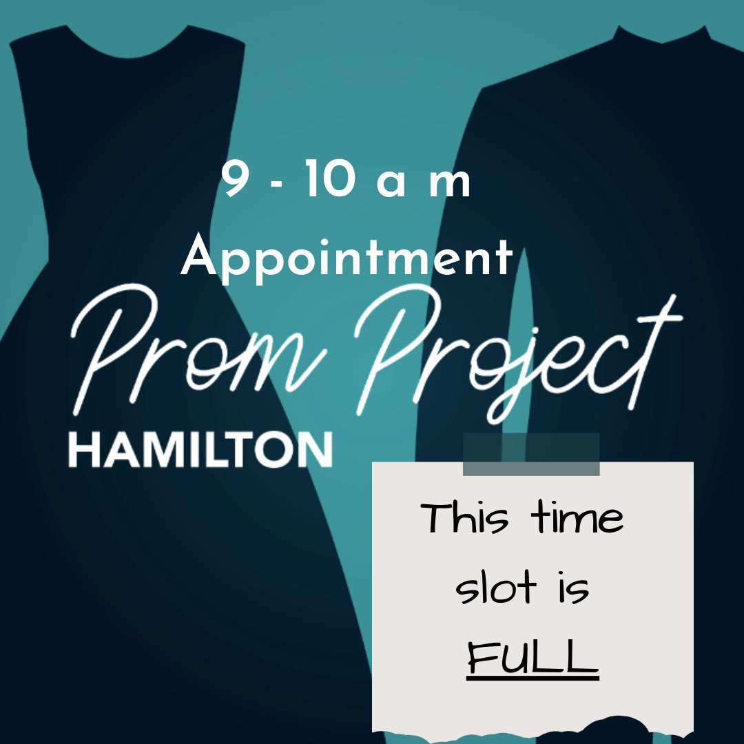 9-10appointments for PPH are all filled up! If you're a student looking to avoid the crowds, there are still plenty of slots available.
We cannot accept walk-ins this year! Students must register for an appointment time #PPH2023👗👔