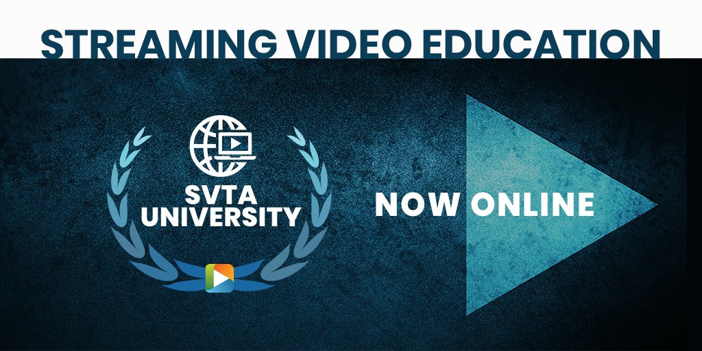 TheSVTA's tweet photo. 🎓 SVTA UNIVERSITY IS NOW ONLINE 🎓

Transitioning from traditional #broadcast engineering into #streaming? Just entering the  industry? Just need a better background on streaming tech terms &amp; concepts? #SVTAU is for you.

Learn more ▶️ https://t.co/hcfeLgLgb4

#onlinevideo #OTT https://t.co/jIT9tS7xOX
