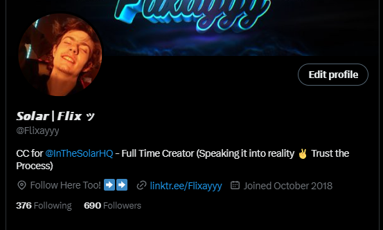 Flixayyy's tweet photo. 🎉🎉10 away from 700 Twitter Gang 🎉🎉
Consider Joining the FFAM if you haven't already :) | @InthesolarHQ x #FFAM https://t.co/FM3oBe4PNl