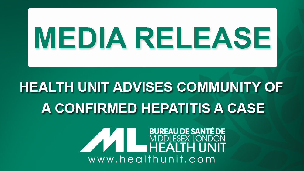 MLHealthUnit's tweet image. The Middlesex-London Health Unit is investigating a hepatitis A case following laboratory confirmation on April 11th. The individual lives in London and works at the Tim Hortons located at 1825 Adelaide Street North. 1/6